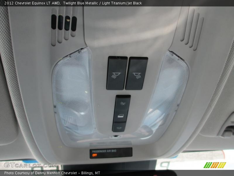 Twilight Blue Metallic / Light Titanium/Jet Black 2012 Chevrolet Equinox LT AWD