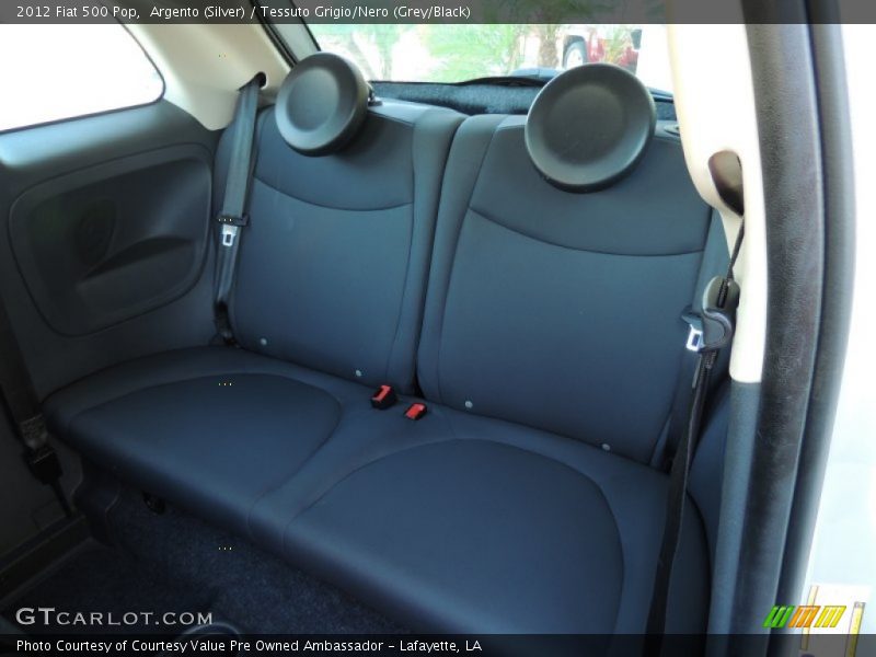 Argento (Silver) / Tessuto Grigio/Nero (Grey/Black) 2012 Fiat 500 Pop