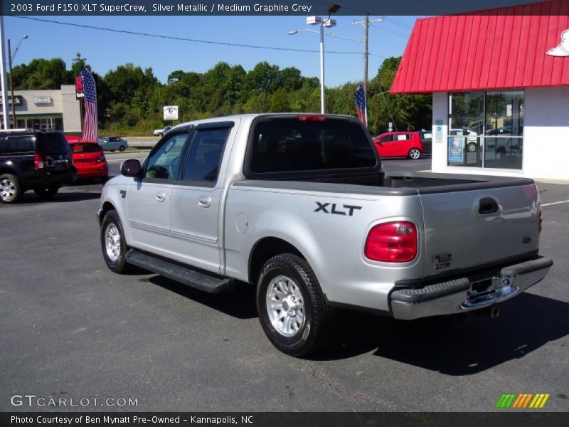 Silver Metallic / Medium Graphite Grey 2003 Ford F150 XLT SuperCrew