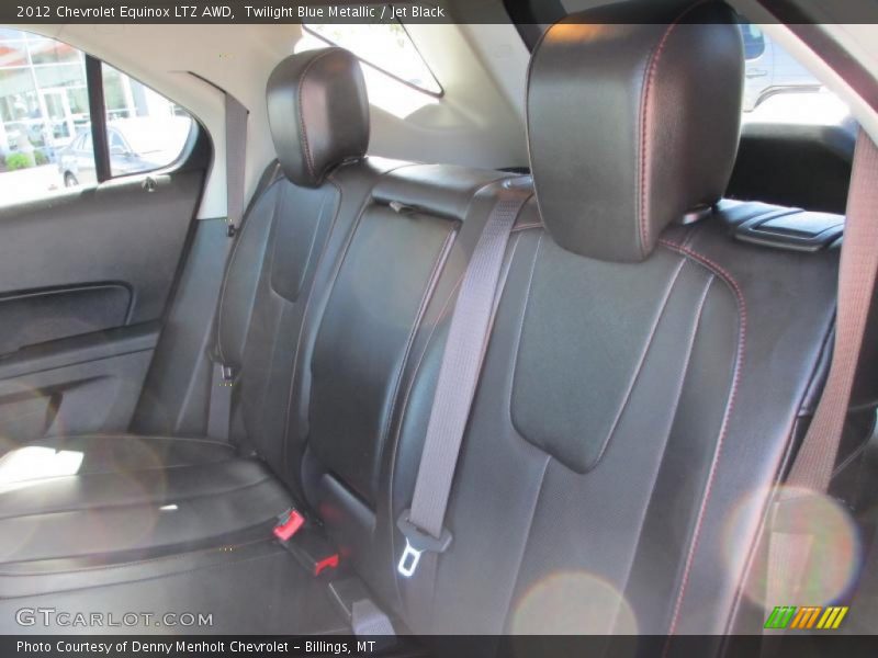 Twilight Blue Metallic / Jet Black 2012 Chevrolet Equinox LTZ AWD