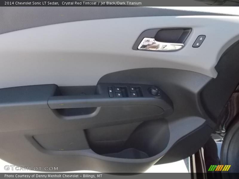 Crystal Red Tintcoat / Jet Black/Dark Titanium 2014 Chevrolet Sonic LT Sedan