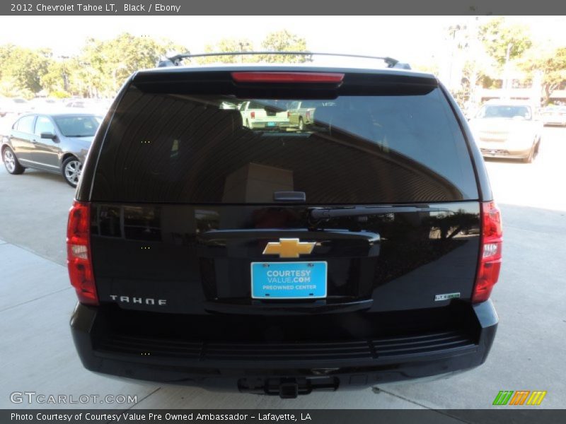 Black / Ebony 2012 Chevrolet Tahoe LT