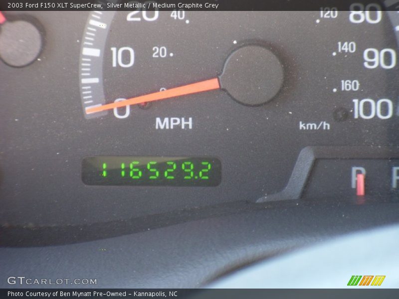Silver Metallic / Medium Graphite Grey 2003 Ford F150 XLT SuperCrew