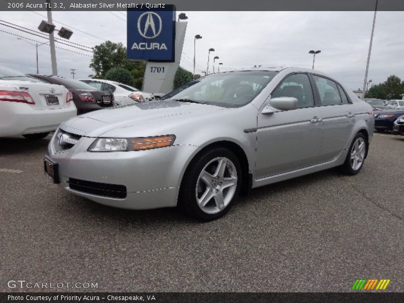 Alabaster Silver Metallic / Quartz 2006 Acura TL 3.2
