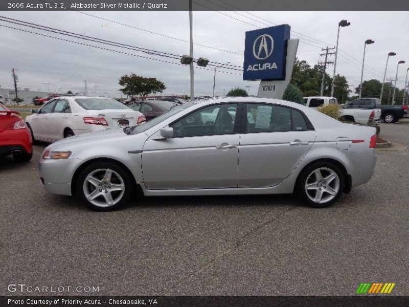 Alabaster Silver Metallic / Quartz 2006 Acura TL 3.2