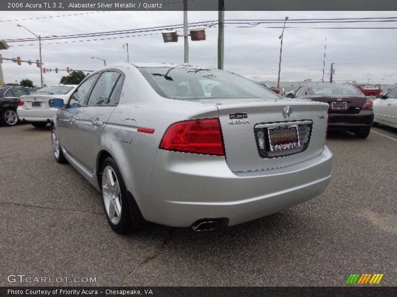Alabaster Silver Metallic / Quartz 2006 Acura TL 3.2