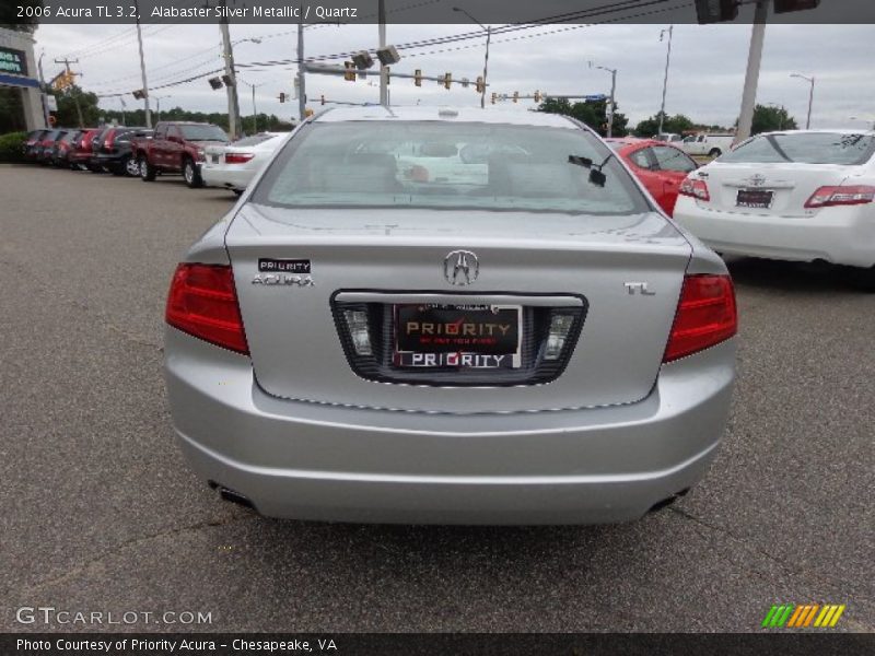 Alabaster Silver Metallic / Quartz 2006 Acura TL 3.2