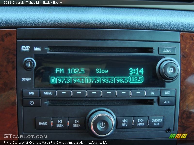 Black / Ebony 2012 Chevrolet Tahoe LT