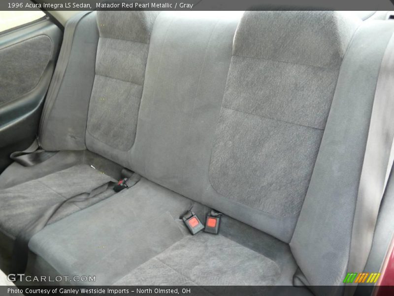 Matador Red Pearl Metallic / Gray 1996 Acura Integra LS Sedan