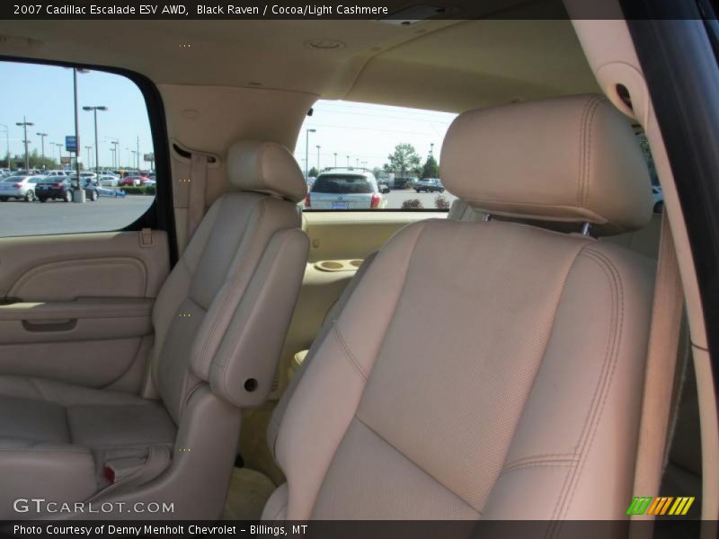 Black Raven / Cocoa/Light Cashmere 2007 Cadillac Escalade ESV AWD