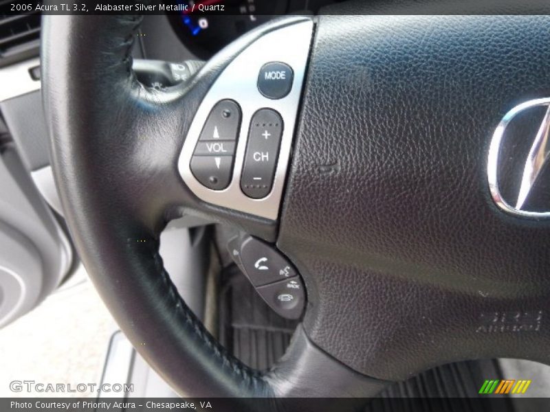 Alabaster Silver Metallic / Quartz 2006 Acura TL 3.2