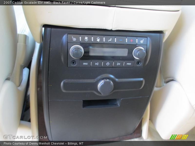 Black Raven / Cocoa/Light Cashmere 2007 Cadillac Escalade ESV AWD