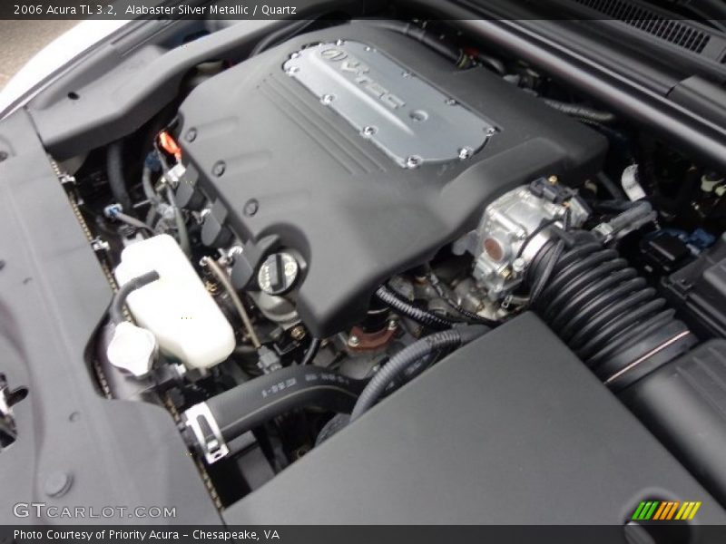 Alabaster Silver Metallic / Quartz 2006 Acura TL 3.2