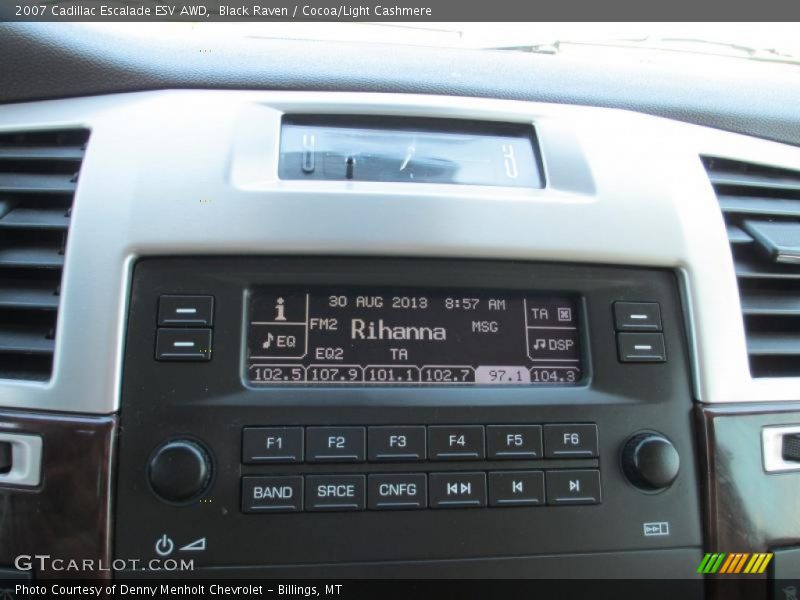 Black Raven / Cocoa/Light Cashmere 2007 Cadillac Escalade ESV AWD