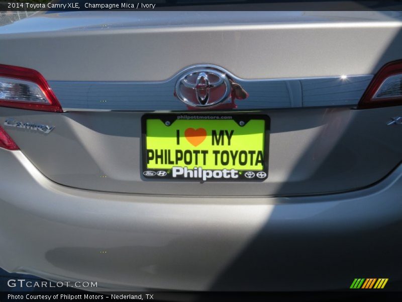 Champagne Mica / Ivory 2014 Toyota Camry XLE