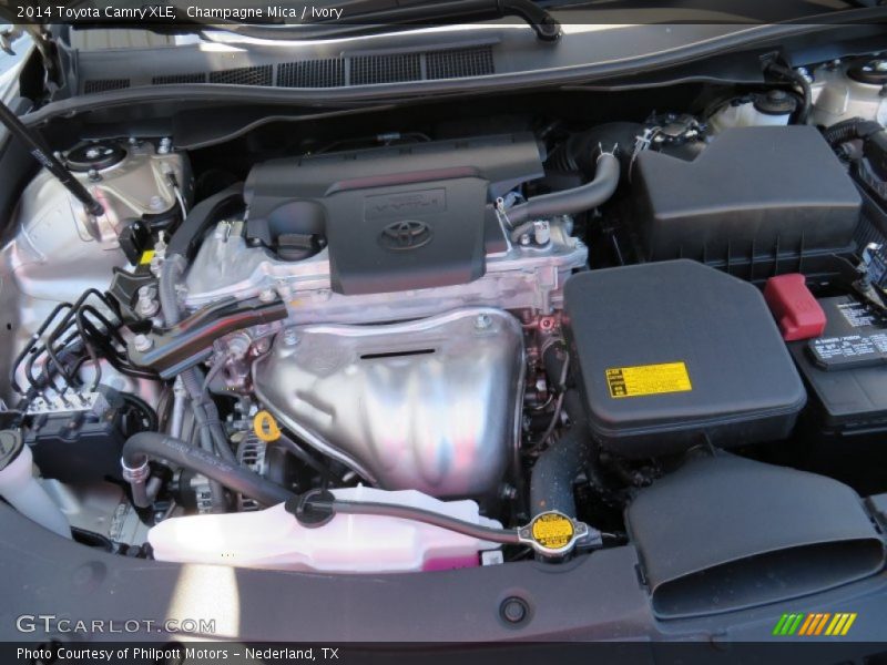 Champagne Mica / Ivory 2014 Toyota Camry XLE
