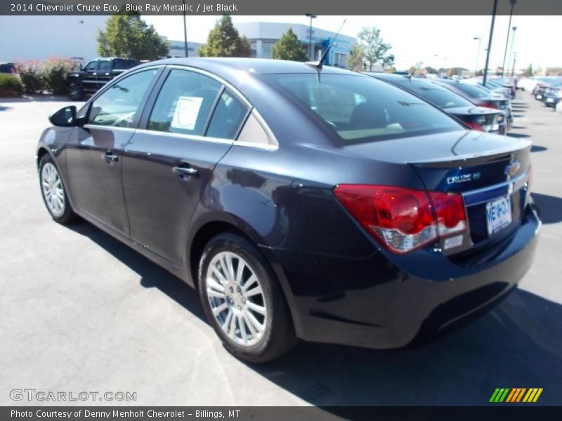 Blue Ray Metallic / Jet Black 2014 Chevrolet Cruze Eco