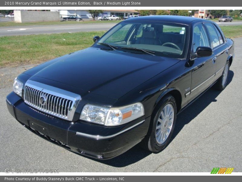 Black / Medium Light Stone 2010 Mercury Grand Marquis LS Ultimate Edition