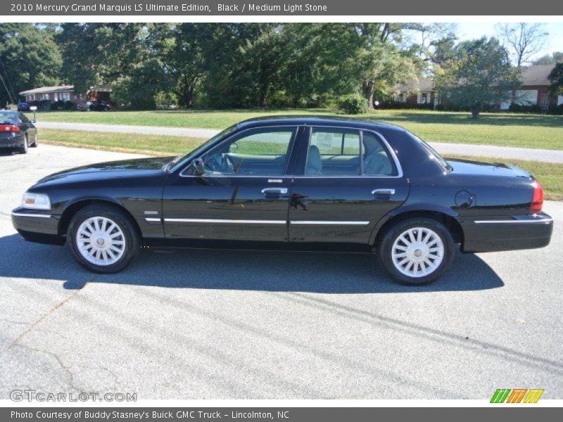 Black / Medium Light Stone 2010 Mercury Grand Marquis LS Ultimate Edition