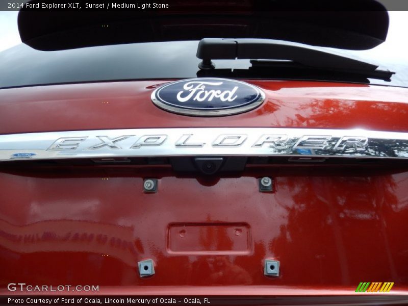 Sunset / Medium Light Stone 2014 Ford Explorer XLT