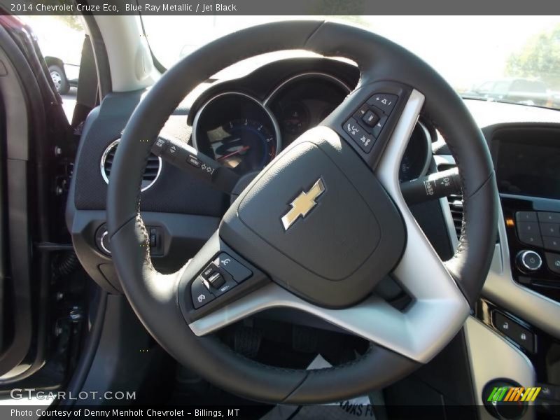 Blue Ray Metallic / Jet Black 2014 Chevrolet Cruze Eco