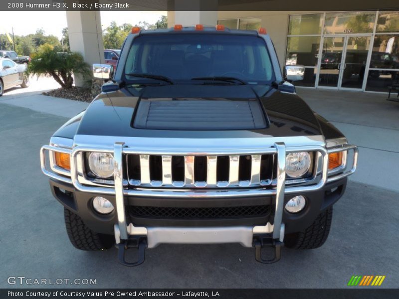 Black / Ebony Black 2008 Hummer H3 X