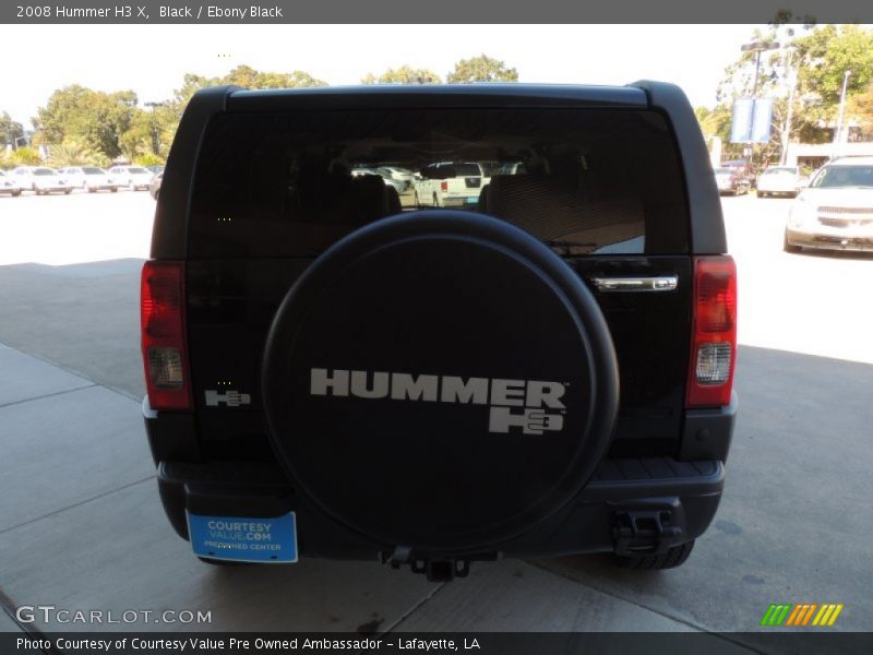 Black / Ebony Black 2008 Hummer H3 X