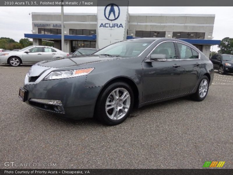 Polished Metal Metallic / Taupe 2010 Acura TL 3.5
