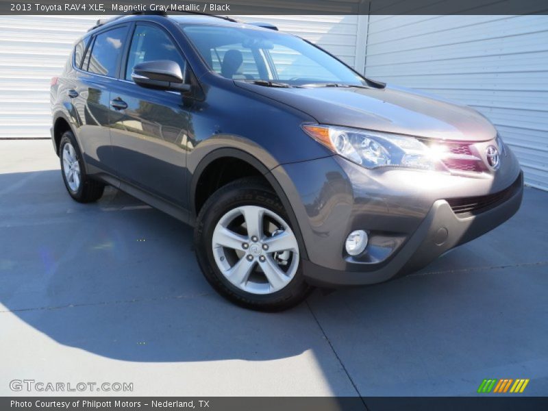 Magnetic Gray Metallic / Black 2013 Toyota RAV4 XLE