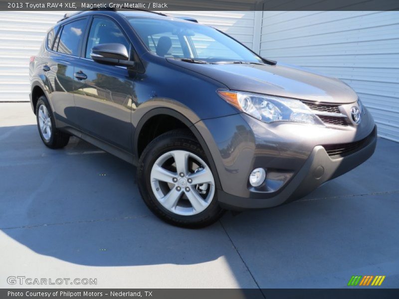 Magnetic Gray Metallic / Black 2013 Toyota RAV4 XLE