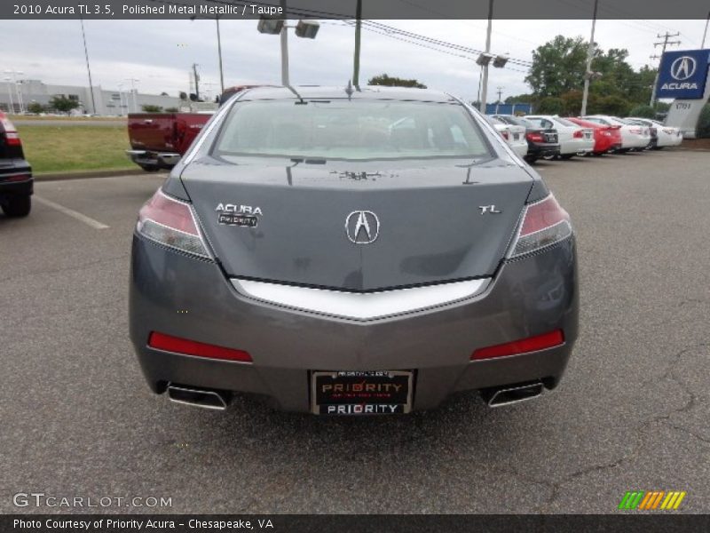 Polished Metal Metallic / Taupe 2010 Acura TL 3.5