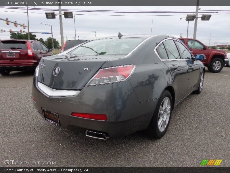 Polished Metal Metallic / Taupe 2010 Acura TL 3.5