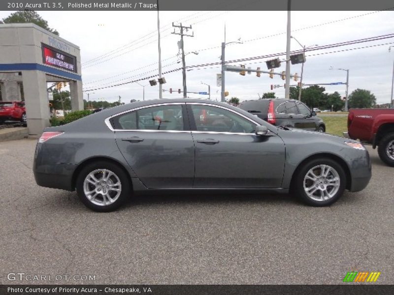 Polished Metal Metallic / Taupe 2010 Acura TL 3.5