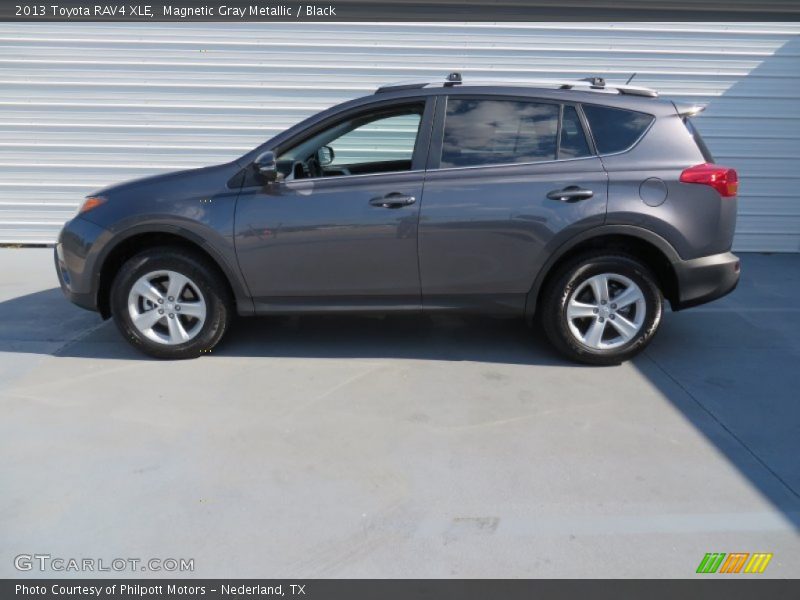 Magnetic Gray Metallic / Black 2013 Toyota RAV4 XLE