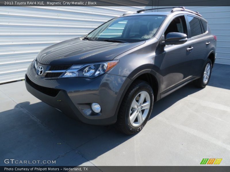 Magnetic Gray Metallic / Black 2013 Toyota RAV4 XLE