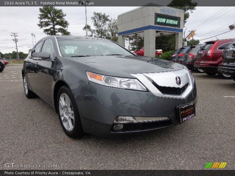 Polished Metal Metallic / Taupe 2010 Acura TL 3.5