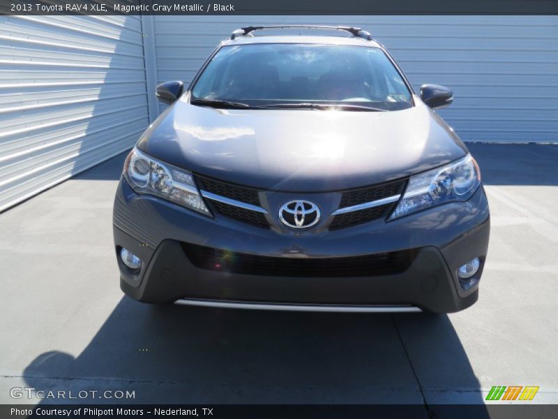 Magnetic Gray Metallic / Black 2013 Toyota RAV4 XLE