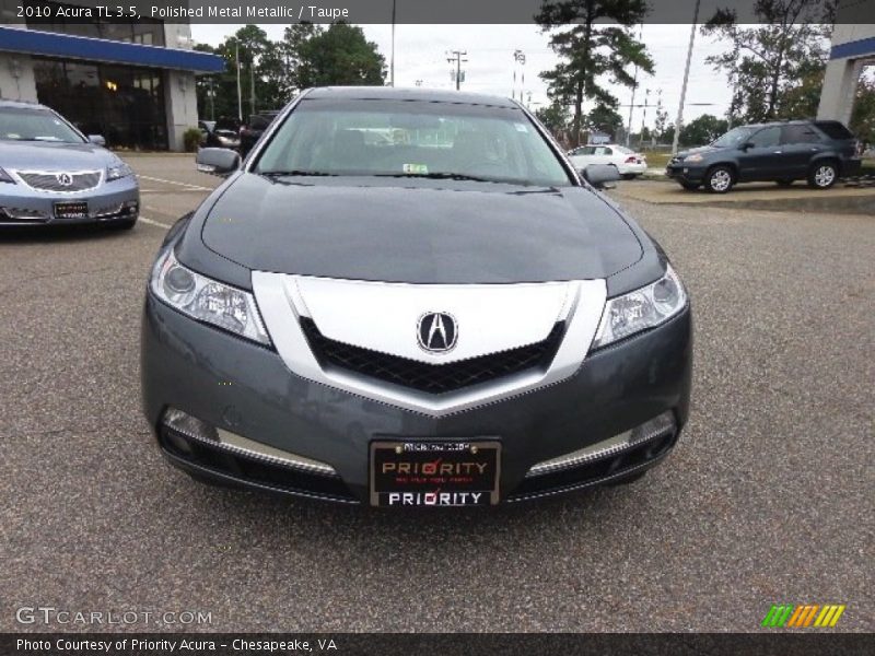 Polished Metal Metallic / Taupe 2010 Acura TL 3.5