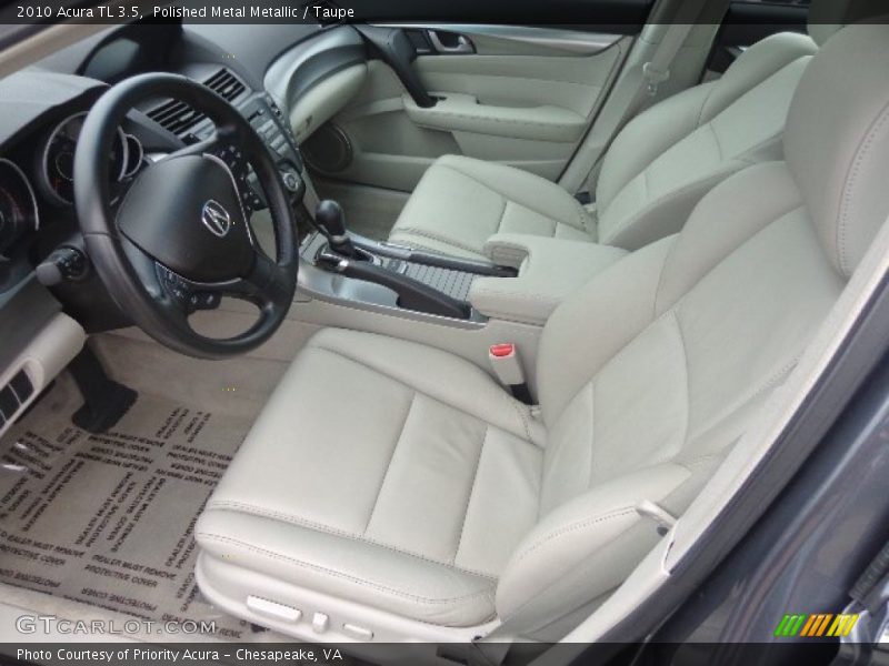 Polished Metal Metallic / Taupe 2010 Acura TL 3.5