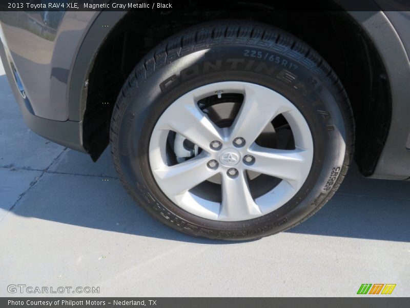 Magnetic Gray Metallic / Black 2013 Toyota RAV4 XLE