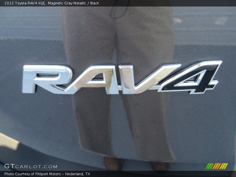 Magnetic Gray Metallic / Black 2013 Toyota RAV4 XLE