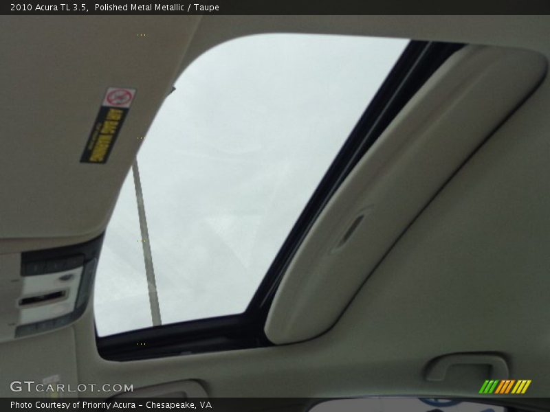 Polished Metal Metallic / Taupe 2010 Acura TL 3.5