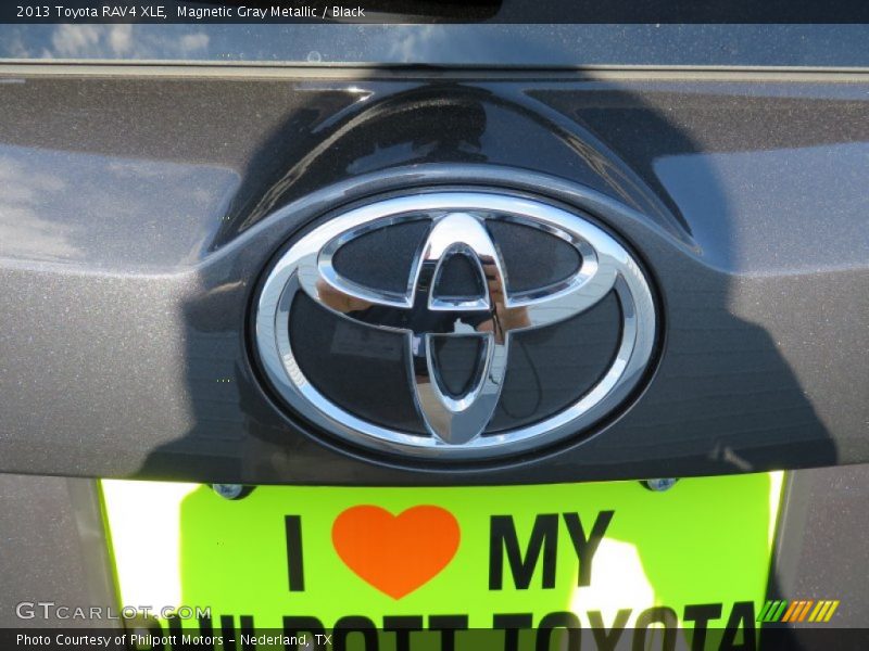 Magnetic Gray Metallic / Black 2013 Toyota RAV4 XLE