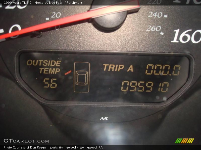 Monterey Blue Pearl / Parchment 1999 Acura TL 3.2