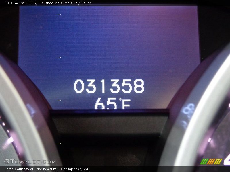 Polished Metal Metallic / Taupe 2010 Acura TL 3.5