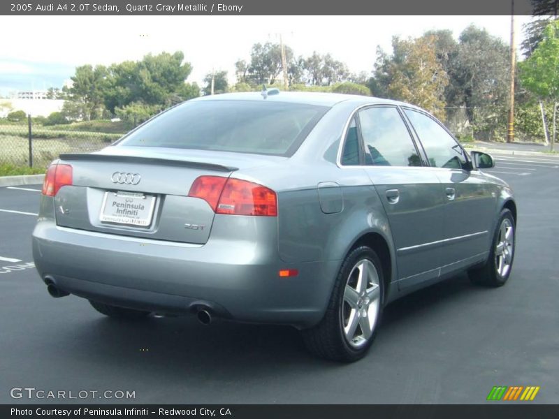 Quartz Gray Metallic / Ebony 2005 Audi A4 2.0T Sedan