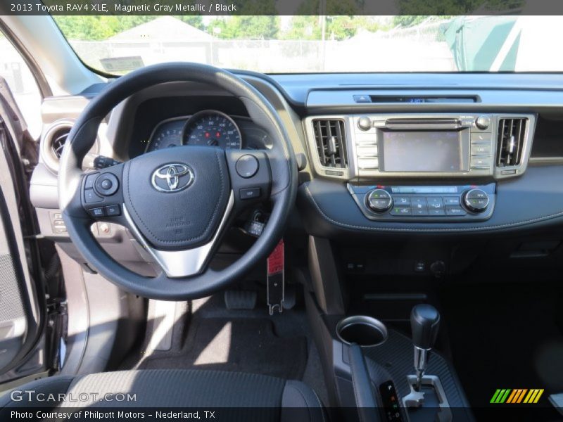 Magnetic Gray Metallic / Black 2013 Toyota RAV4 XLE