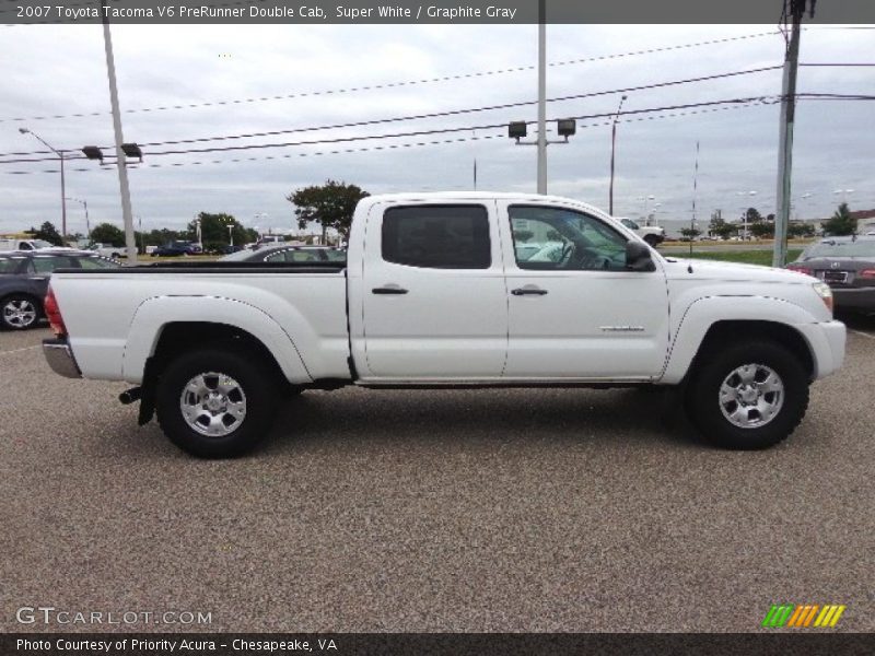 Super White / Graphite Gray 2007 Toyota Tacoma V6 PreRunner Double Cab