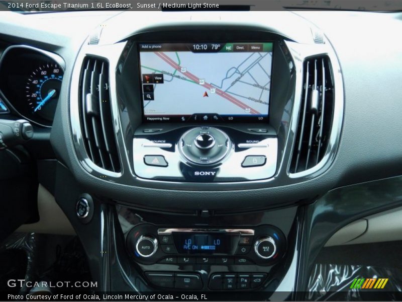Controls of 2014 Escape Titanium 1.6L EcoBoost