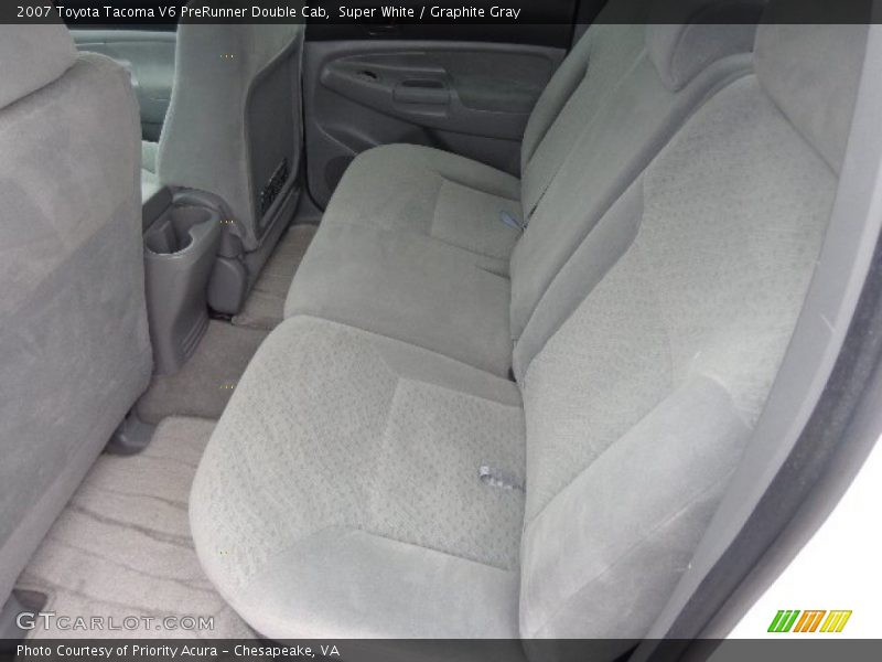 Super White / Graphite Gray 2007 Toyota Tacoma V6 PreRunner Double Cab